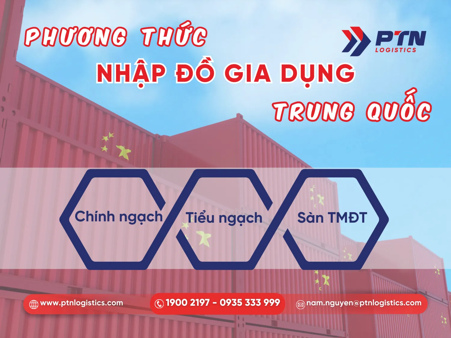 Phương pháp nhập khẩu đồ gia dụng phổ biến