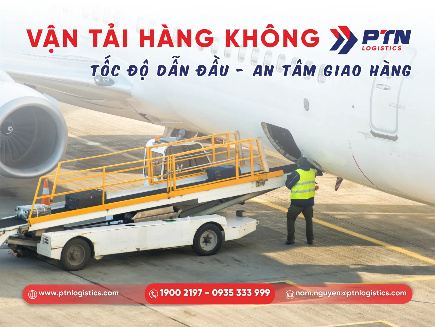 Phương thức vận chuyển ghế ăn nhập khẩu bằng đường hàng không