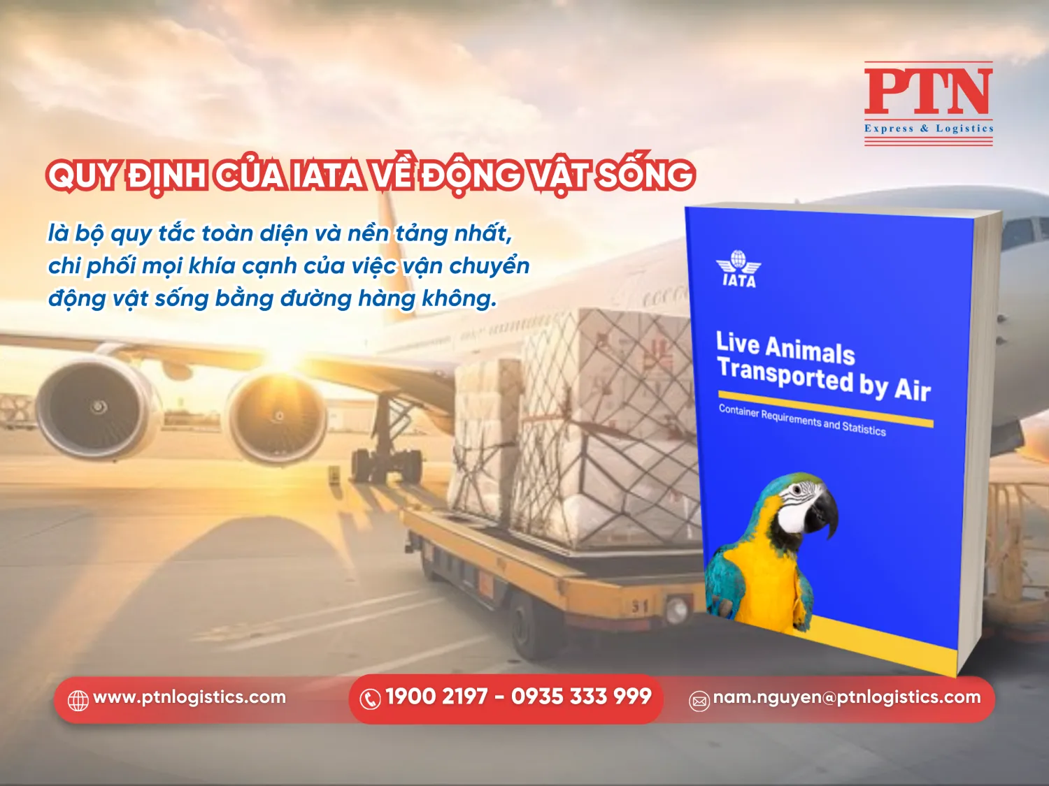 Quy định của IATA về động vật sống
