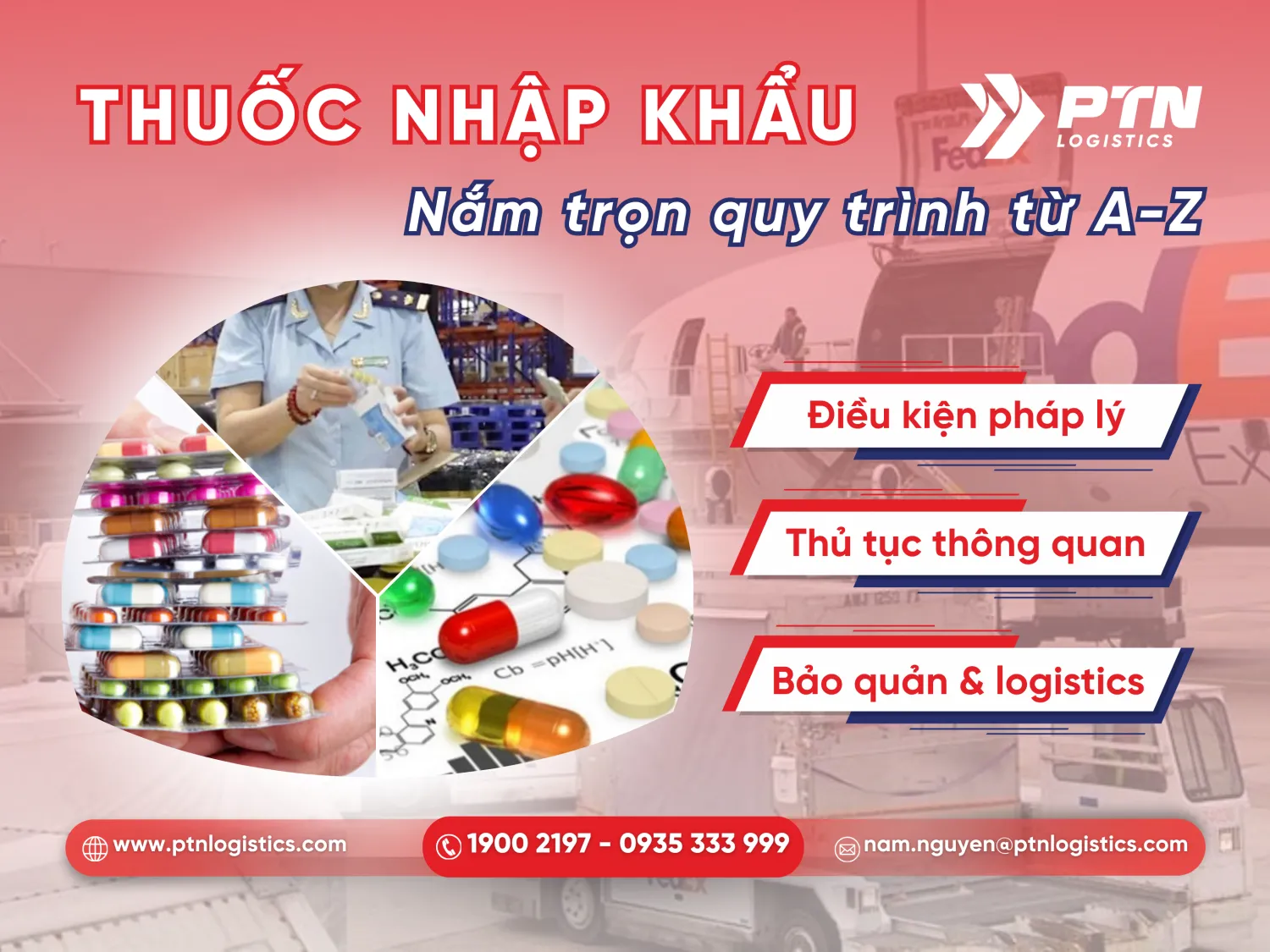 Quy trình và thủ tục liên quan đến thuốc nhập khẩu