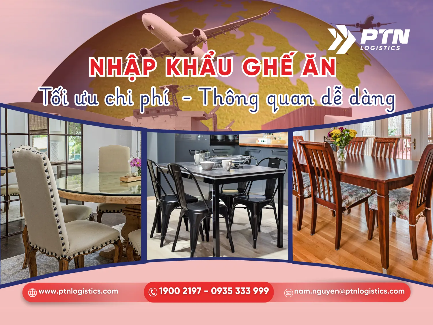 Quy trình và thủ tục nhập khẩu ghế ăn