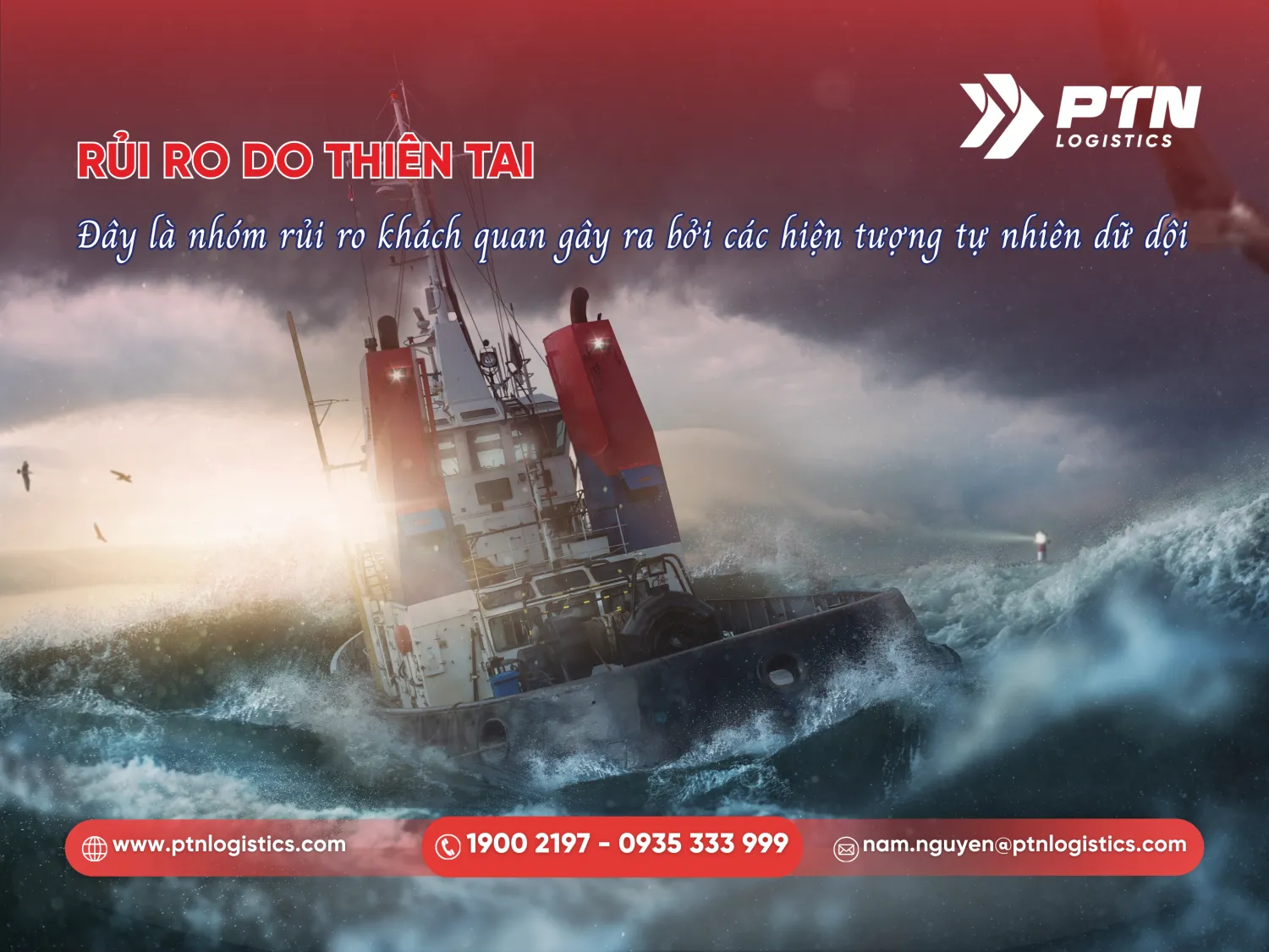 Rủi ro do thiên tai là nhóm rủi ro khách quan