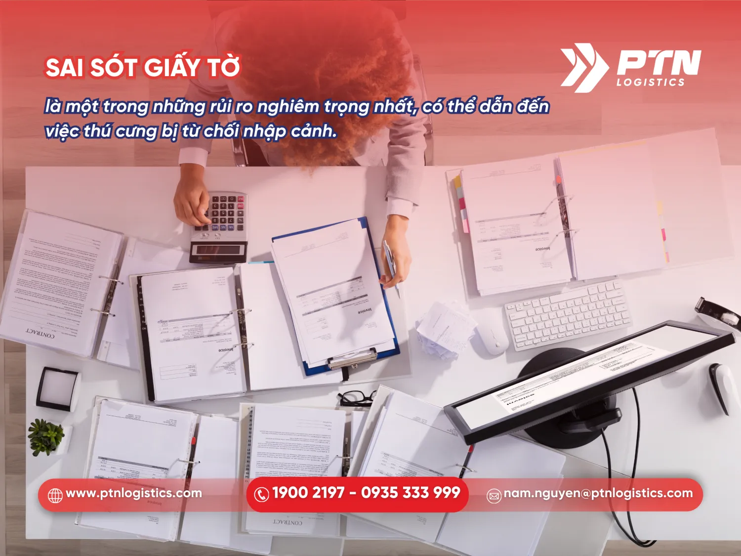 Rủi ro sai sót về giấy tờ