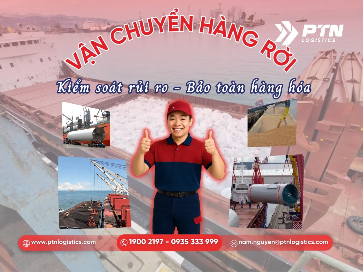 Rủi ro và giải pháp khi vận chuyển hàng rời