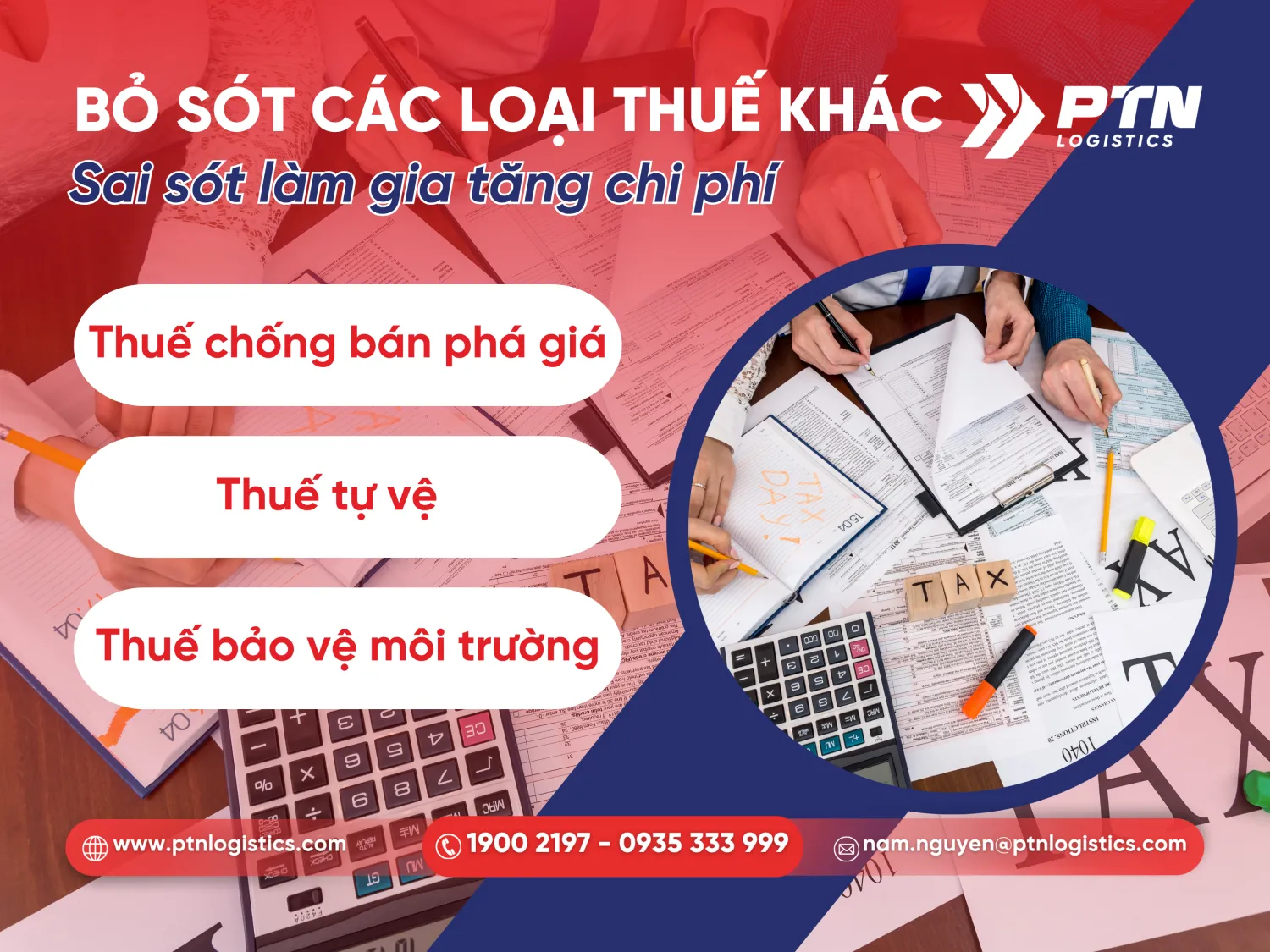Sai lầm khi không kiểm tra các loại thuế phí