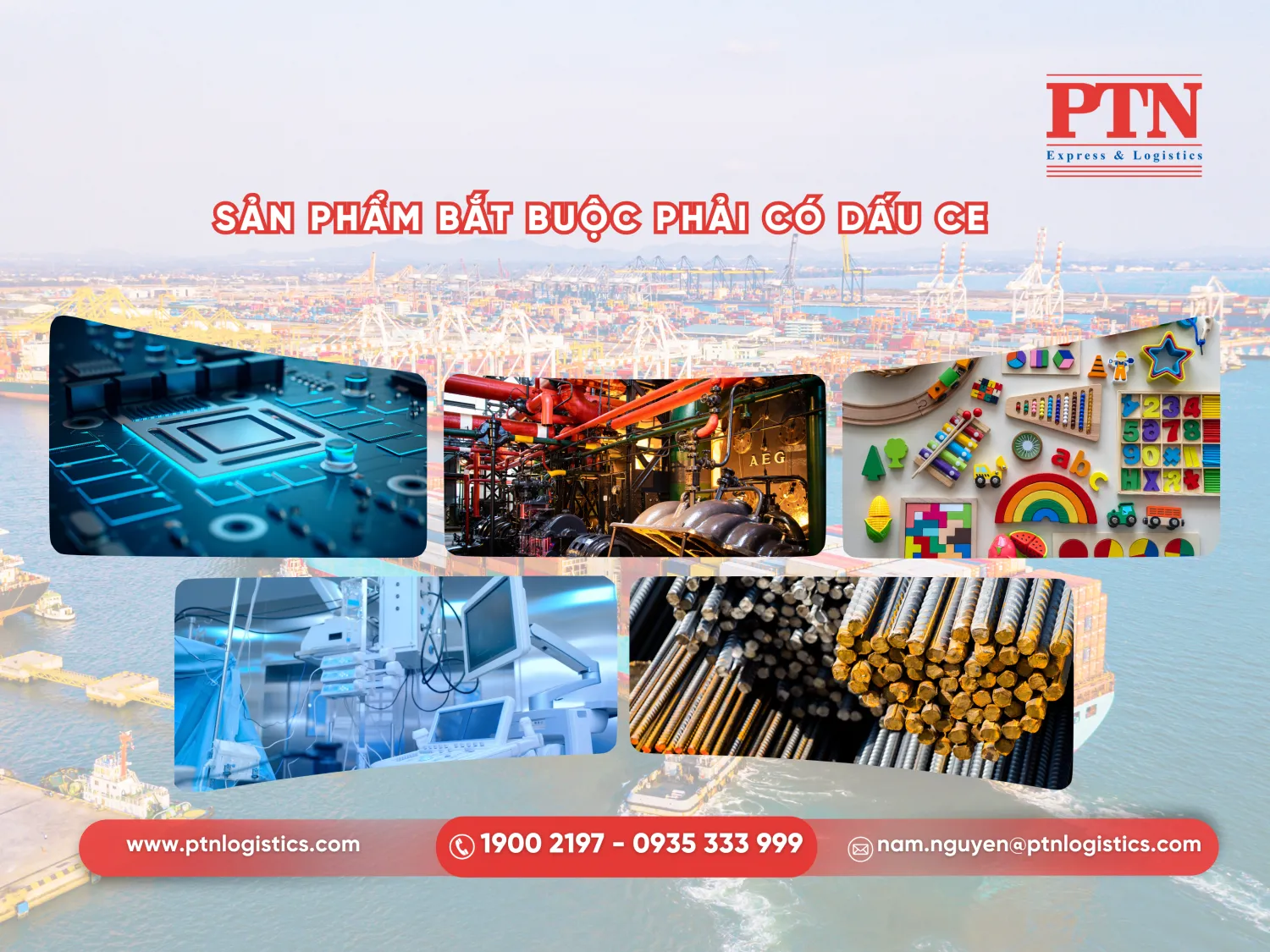 Sản phẩm bắt buộc phải có dấu CE