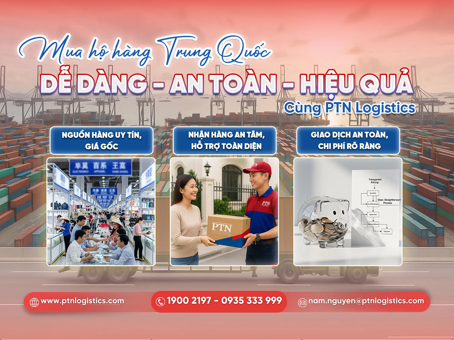 Sử dụng dịch vụ mua hàng hộ Trung Quốc qua đơn vị trung gian