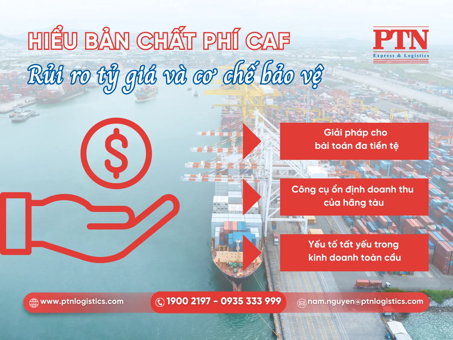 Tại sao có phí CAF