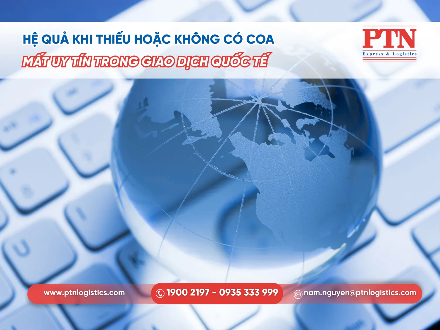 Thiếu COA - Làm mất uy tín trong giao dịch quốc tế