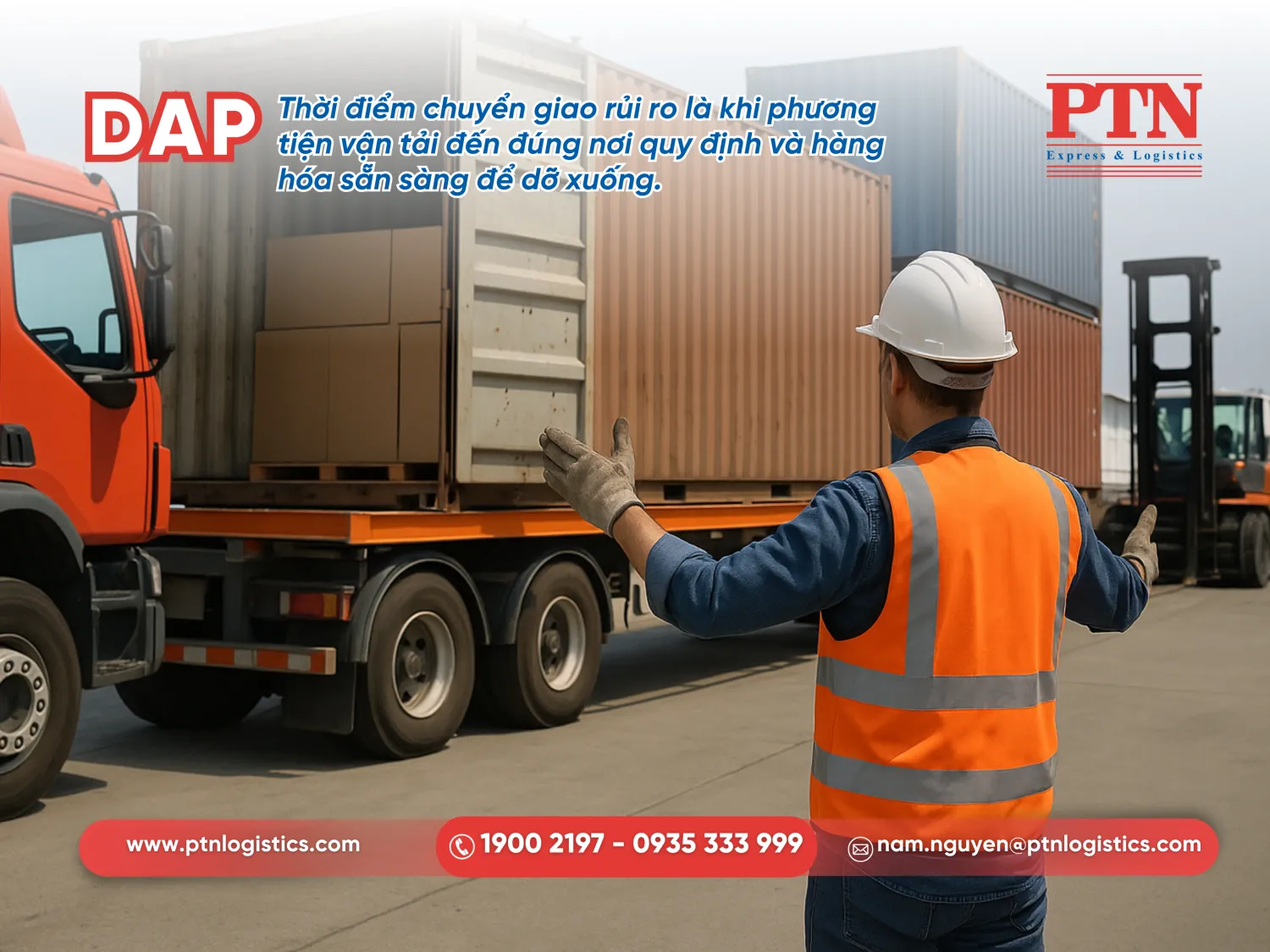 Thời điểm chuyển giao rủi ro của DAP