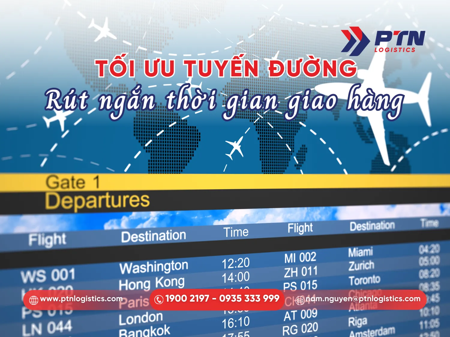 Thời gian và tuyến đường ảnh hưởng đến việc lựa chọn các hãng hàng không