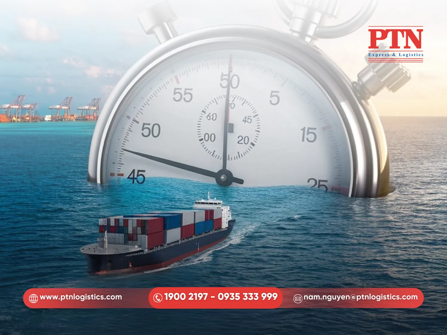 Thời gian vận chuyển đường biển dài