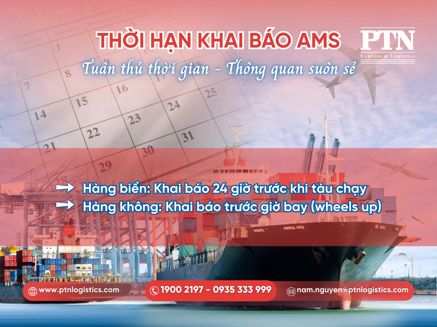 Thời hạn khai báo AMS