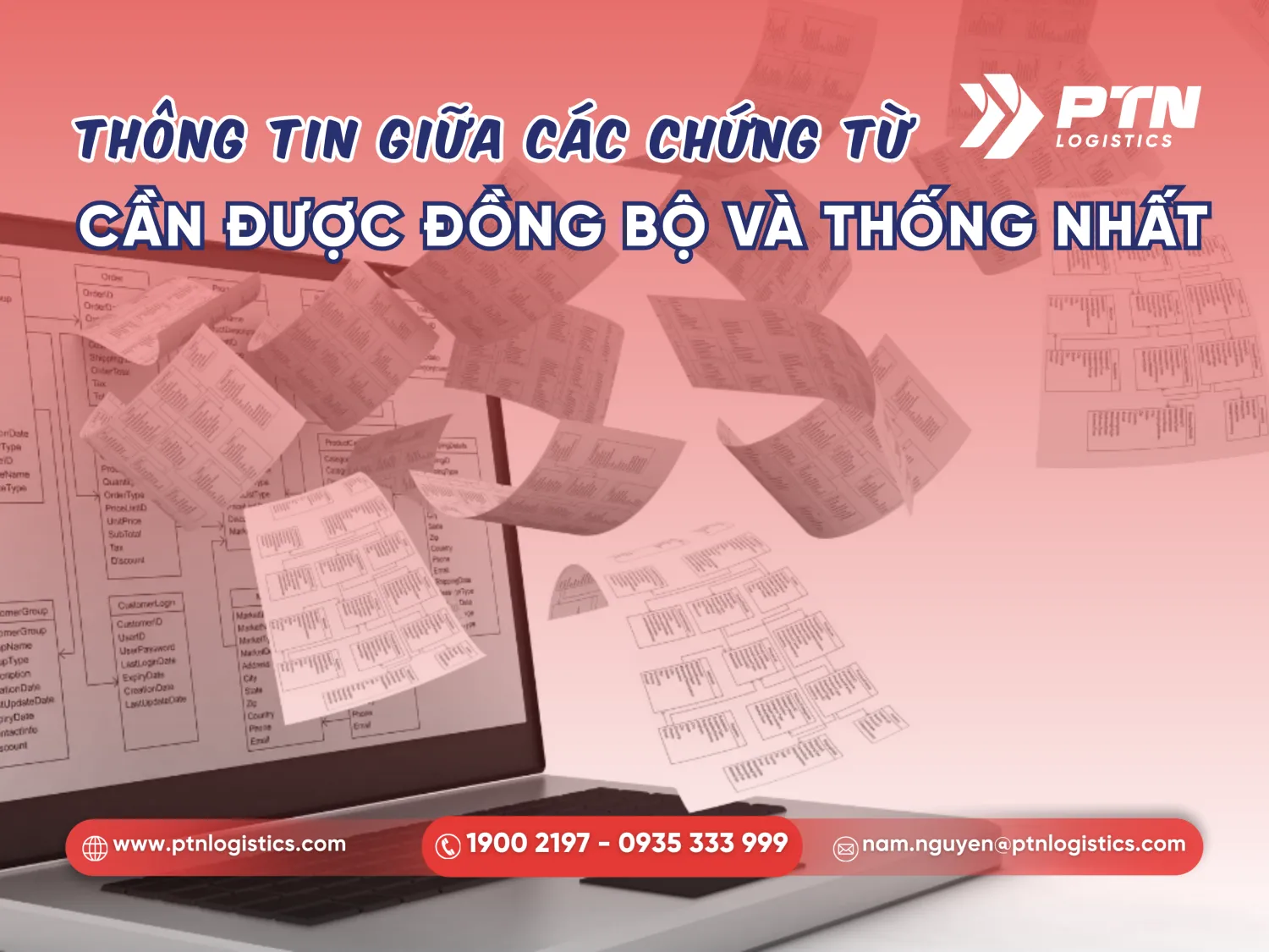 Thông tin giữa các chứng  từ cần được đồng bộ và thống nhất