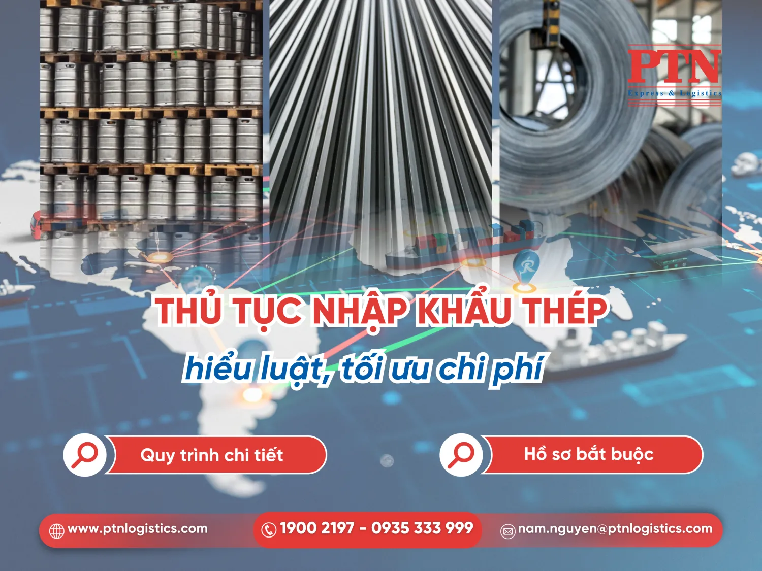 Thủ tục nhập khẩu thép: Hiểu luật tối ưu chi phí