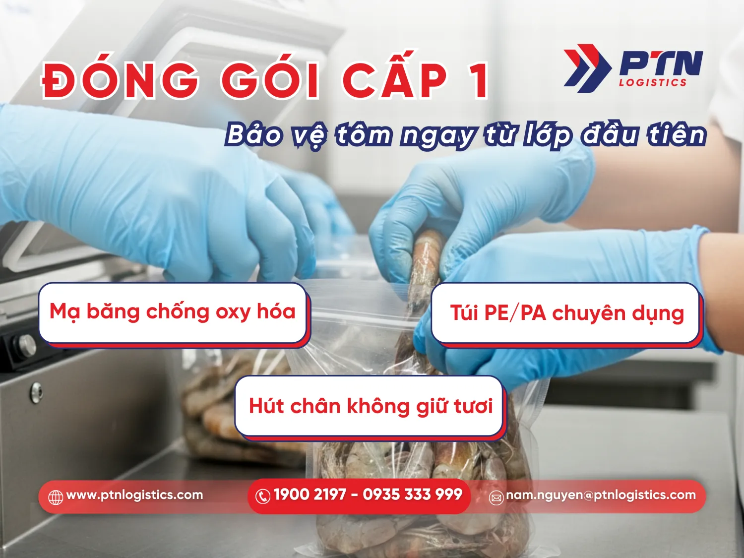 Thực hiện đóng gói cấp 1