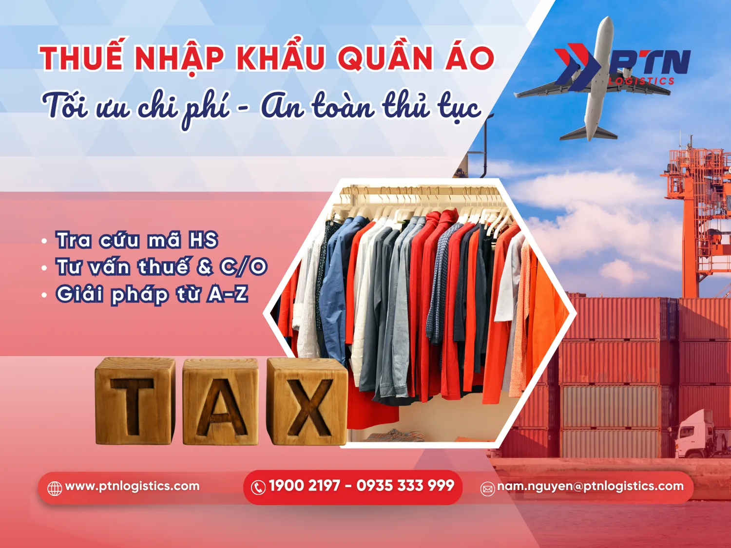 Thuế nhập khẩu quần áo