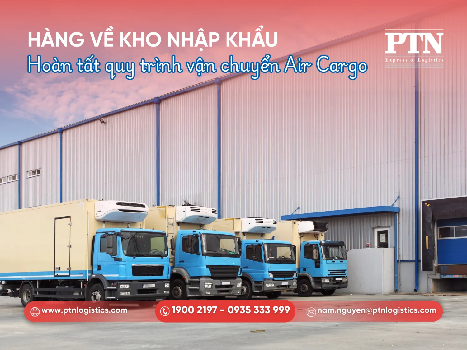 Tiến hành đưa hàng về kho