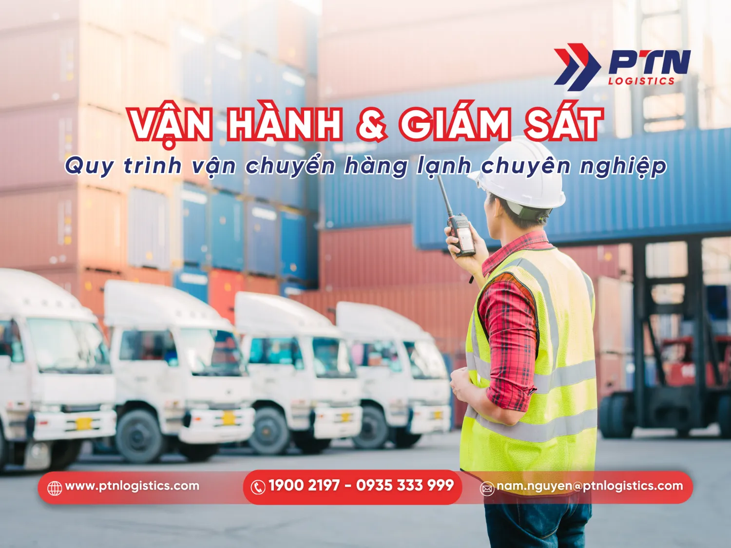 Tiến hành vận hành và giám sát tại cảng hoặc trên biển