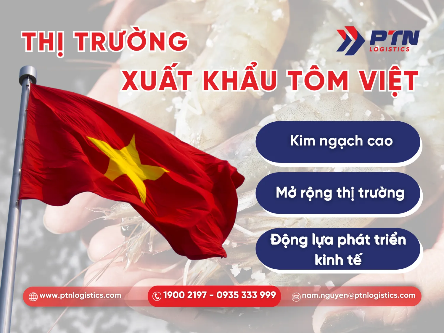 Tìm hiểu thị trường xuất khẩu tôm Việt Nam hiện nay