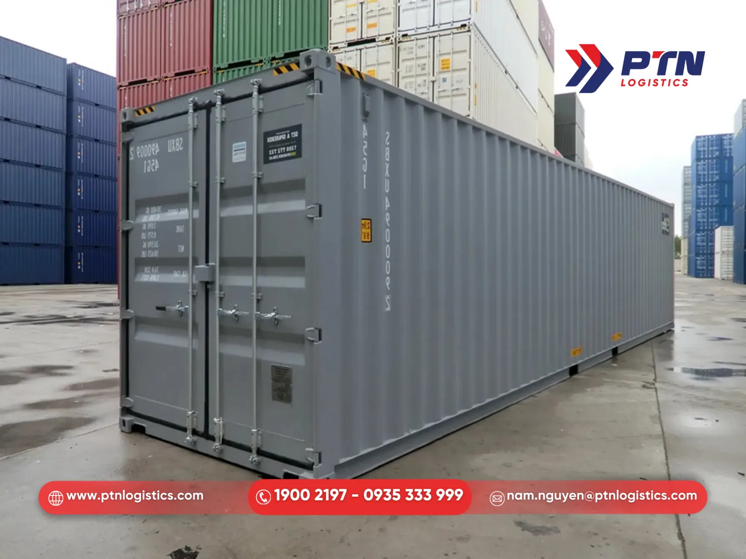 Tìm hiểu về container 40 feet