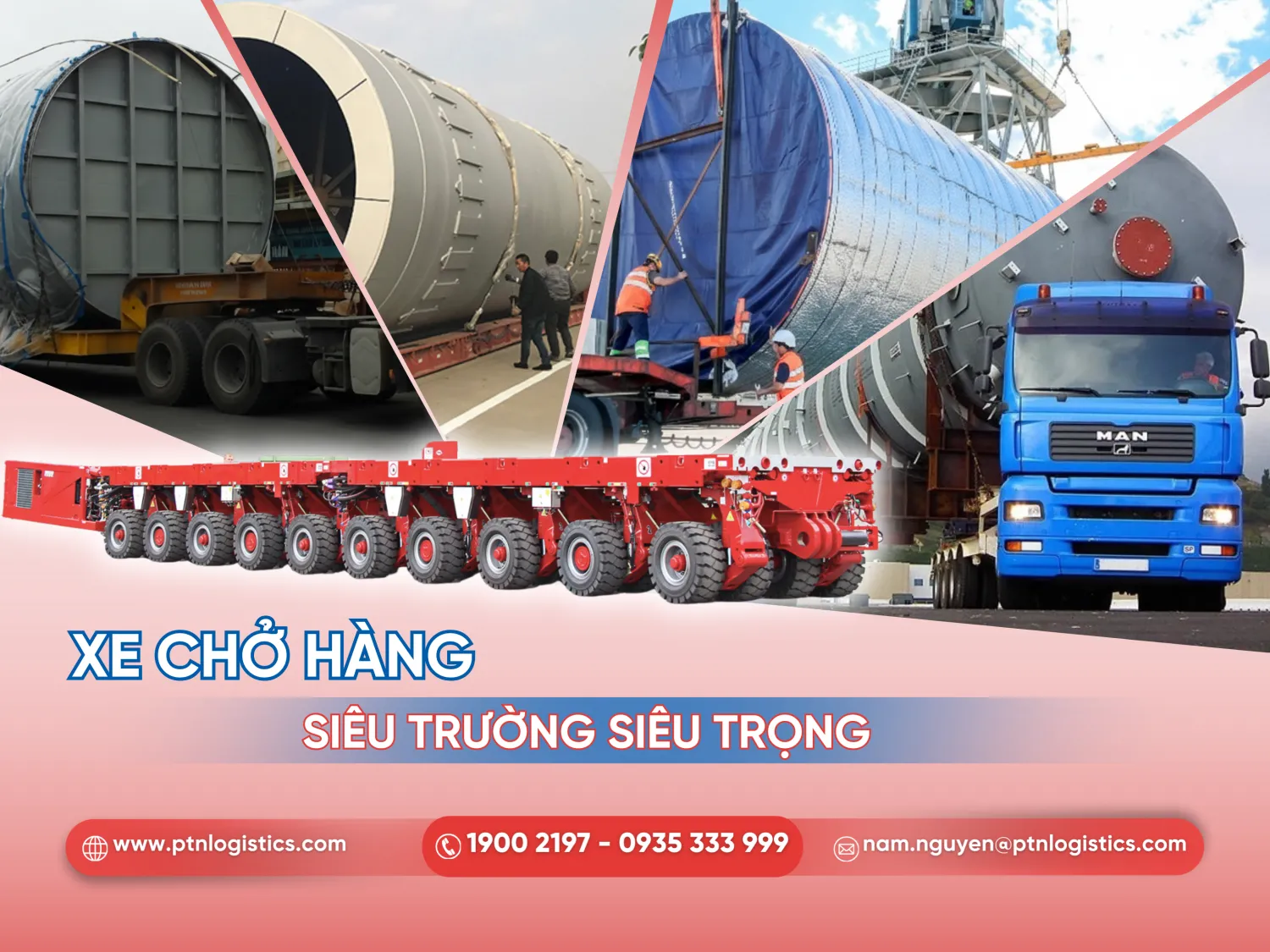 Tìm hiểu xe chở hàng siêu trường siêu trọng