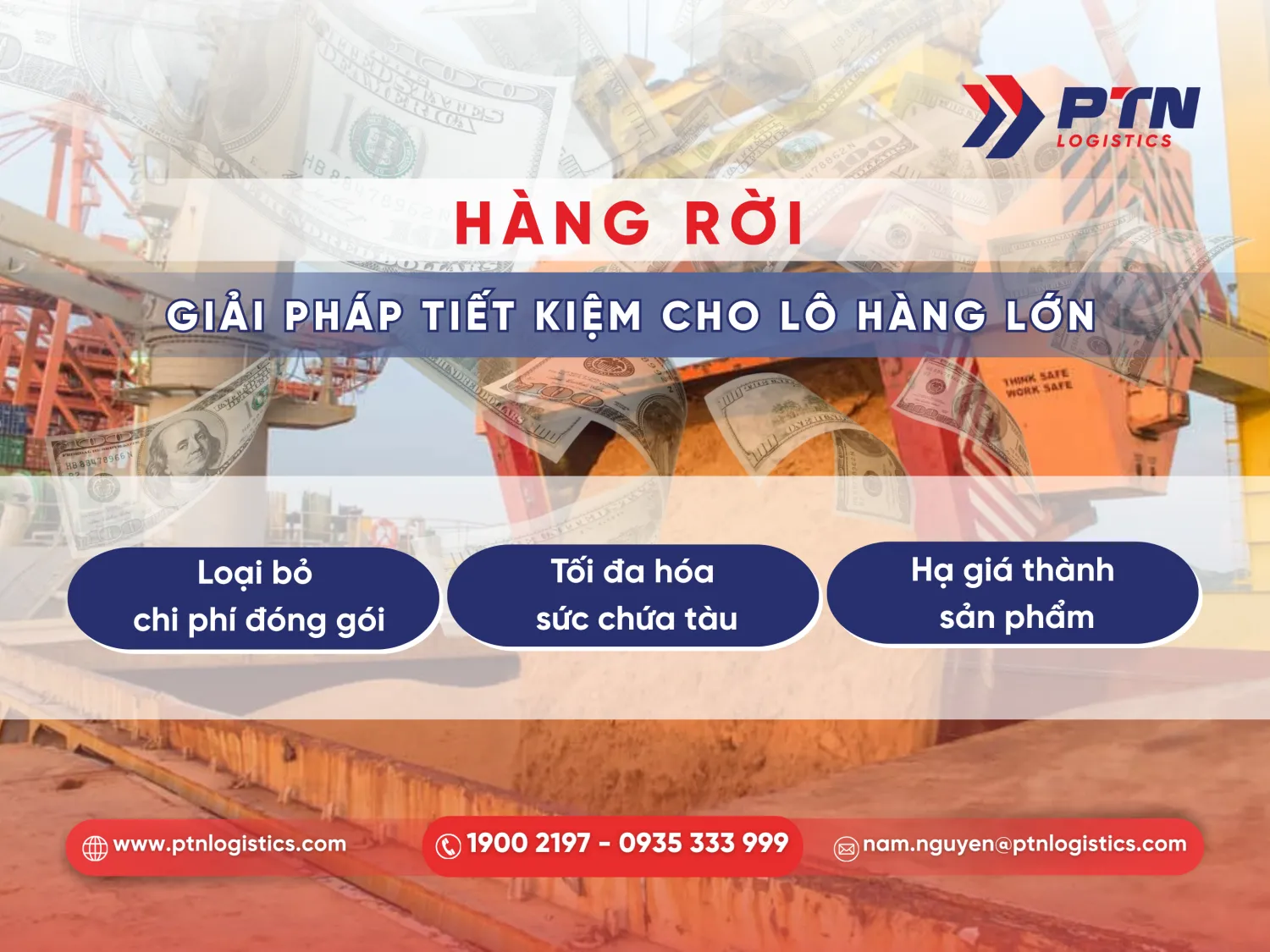 Tối ưu chi phí vận chuyển  cho hàng có số lượng lớn