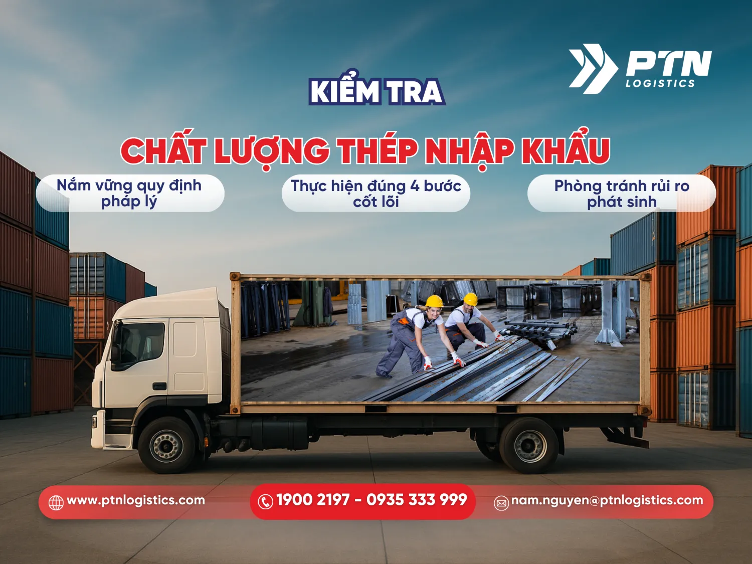 Tổng quan kiểm tra chất lượng thép nhập khẩu