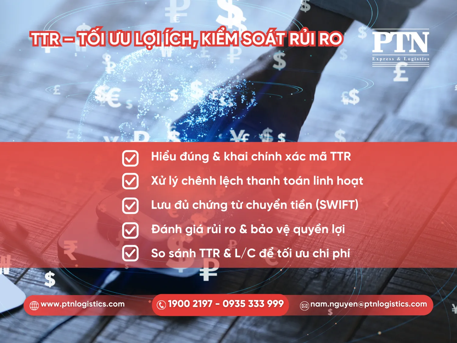 TTR giúp tối ưu lợi ích, kiểm soát rủi ro