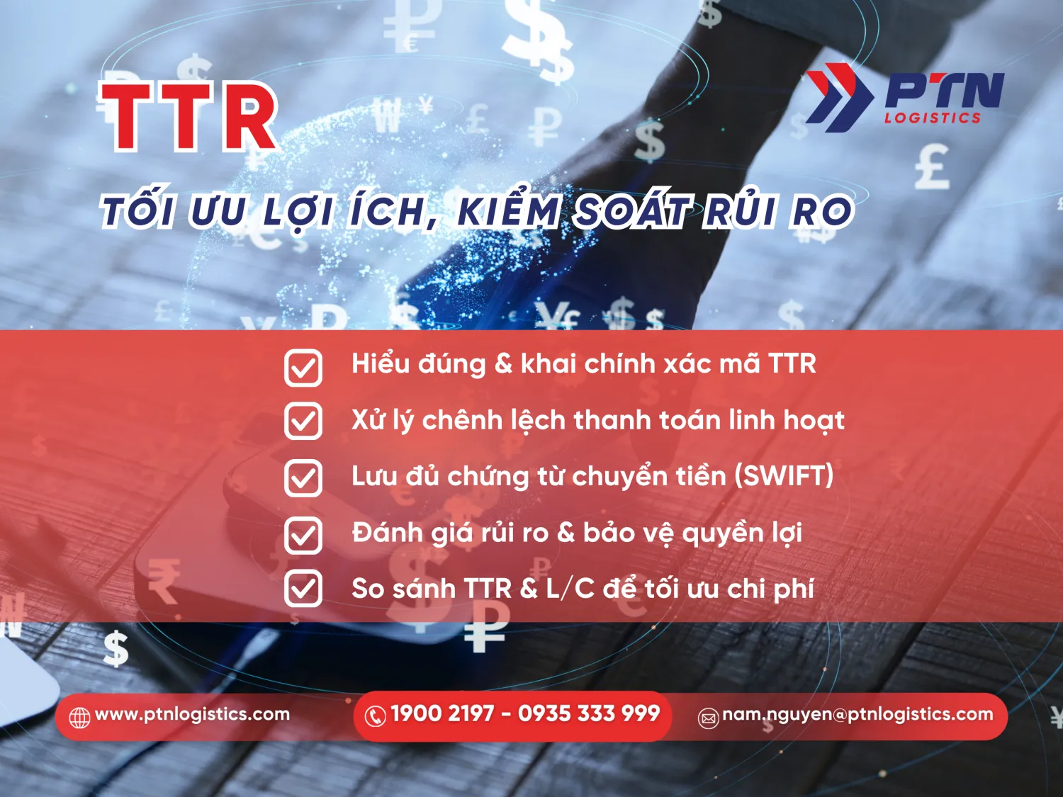 TTR giúp tối ưu lợi ích và kiểm soát rủi ro