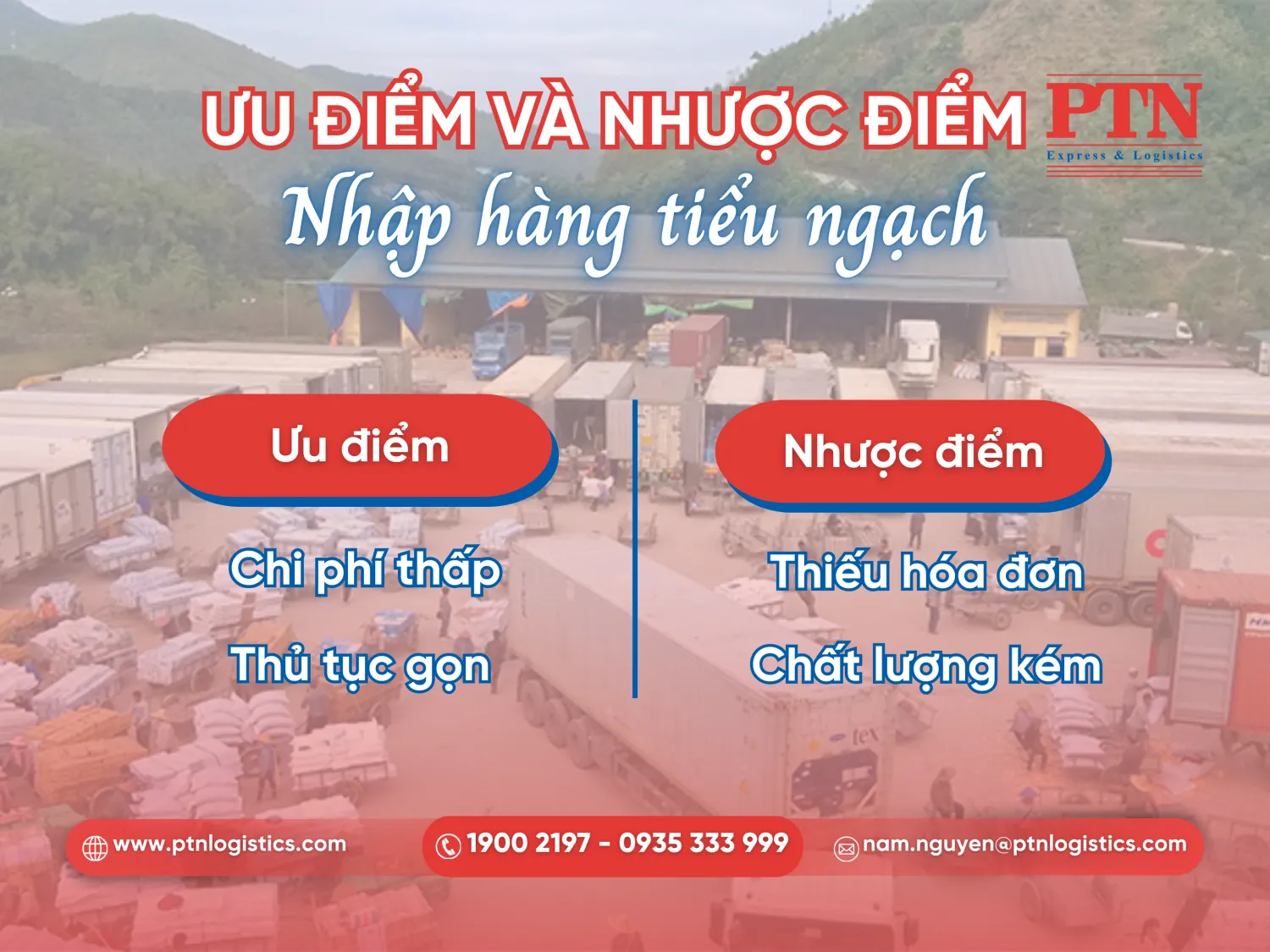 Ưu nhược điểm của nhập hàng tiểu ngạch