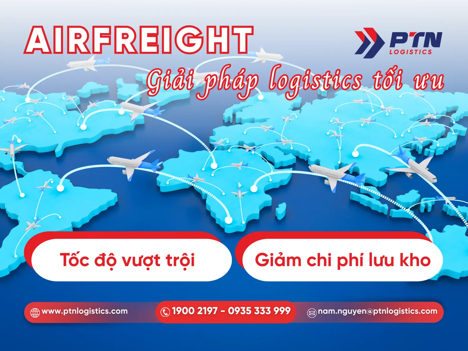 Vai trò airfreight trong chuỗi cung ứng toàn cầu