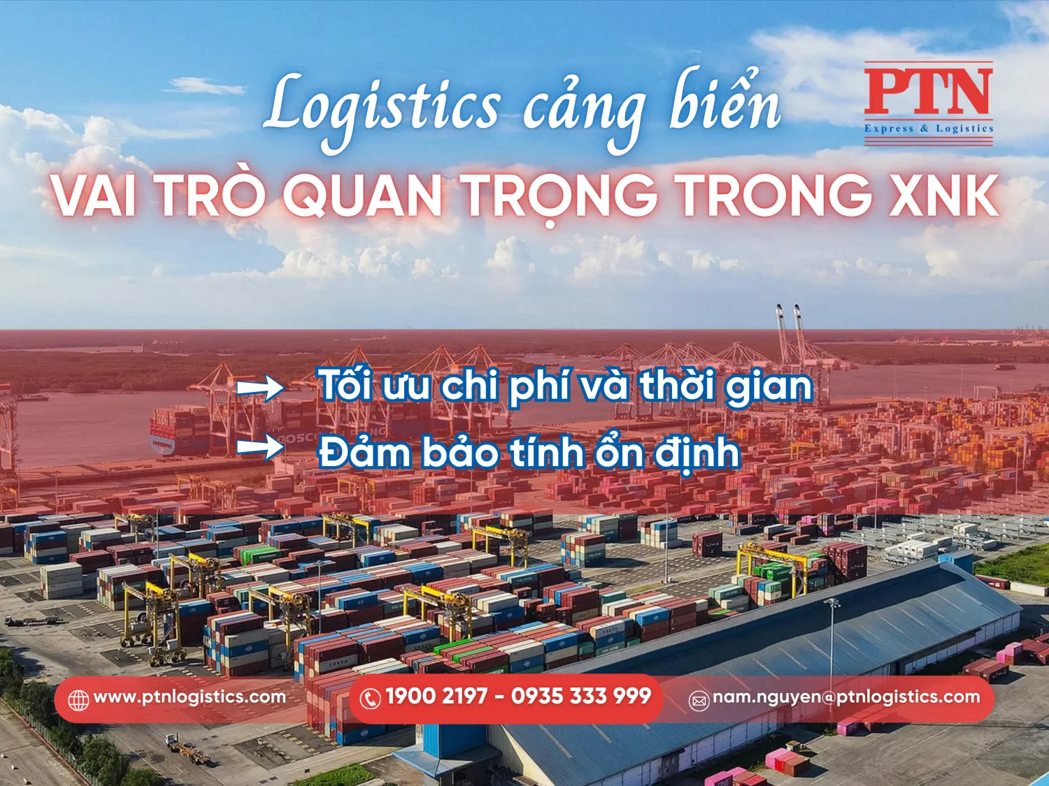 Vai trò của logistics cảng biển