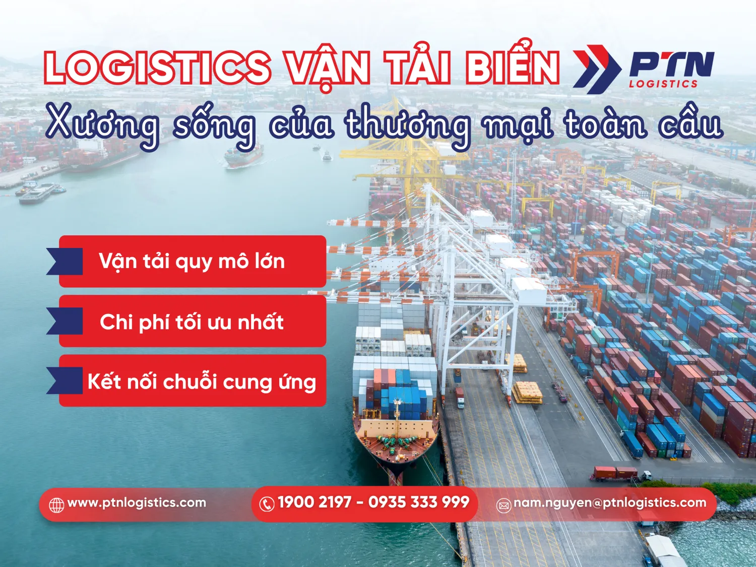 Vai trò của logistics đường biển