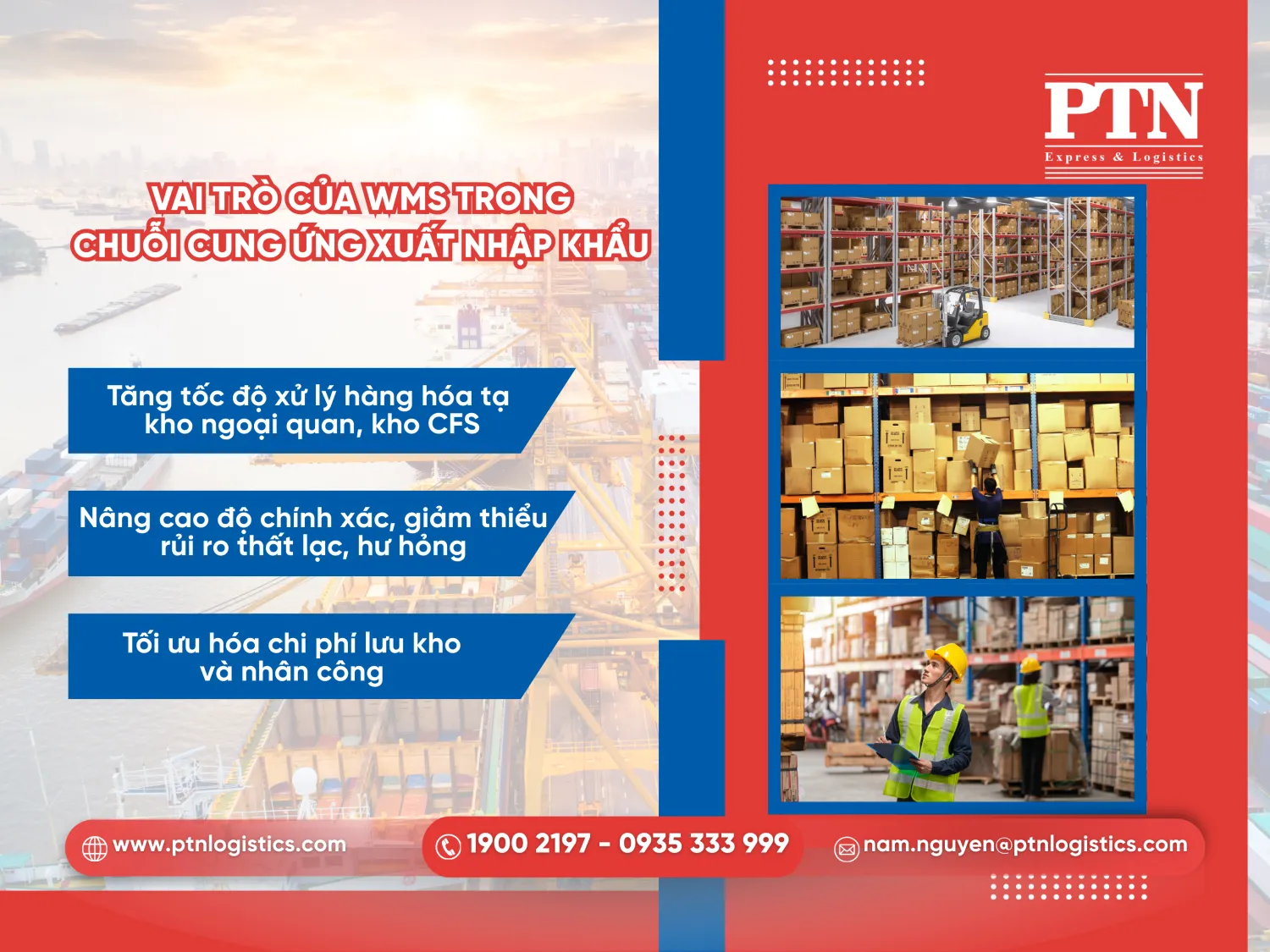 Vai trò của WMS trong chuỗi cung ứng xuất nhập khẩu