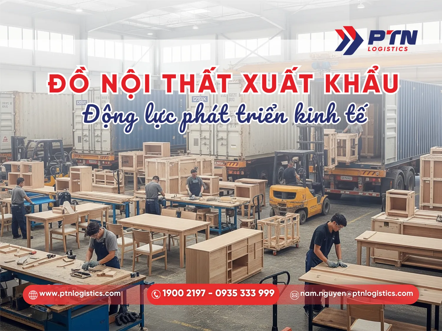 Vai trò nội thất xuất khẩu trong phát triển kinh tế