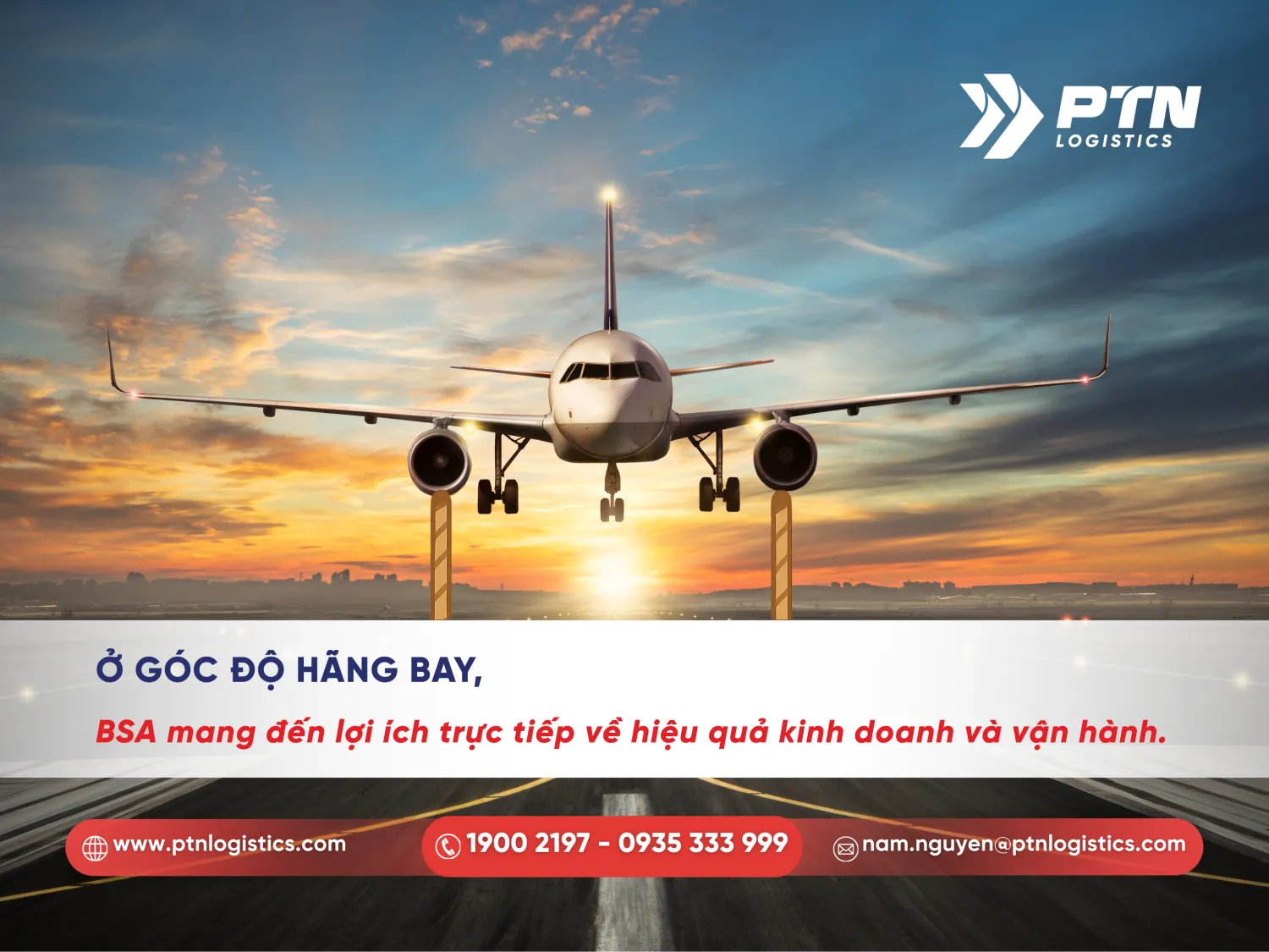 Vai trò quan trọng của BSA đối với hãng bay