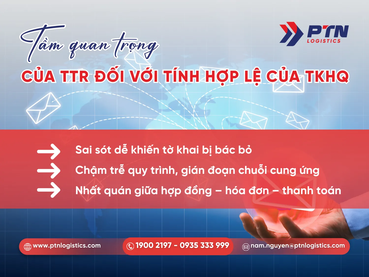 Vai trò quan trọng TTR đối với tính hợp lệ của TKHQ
