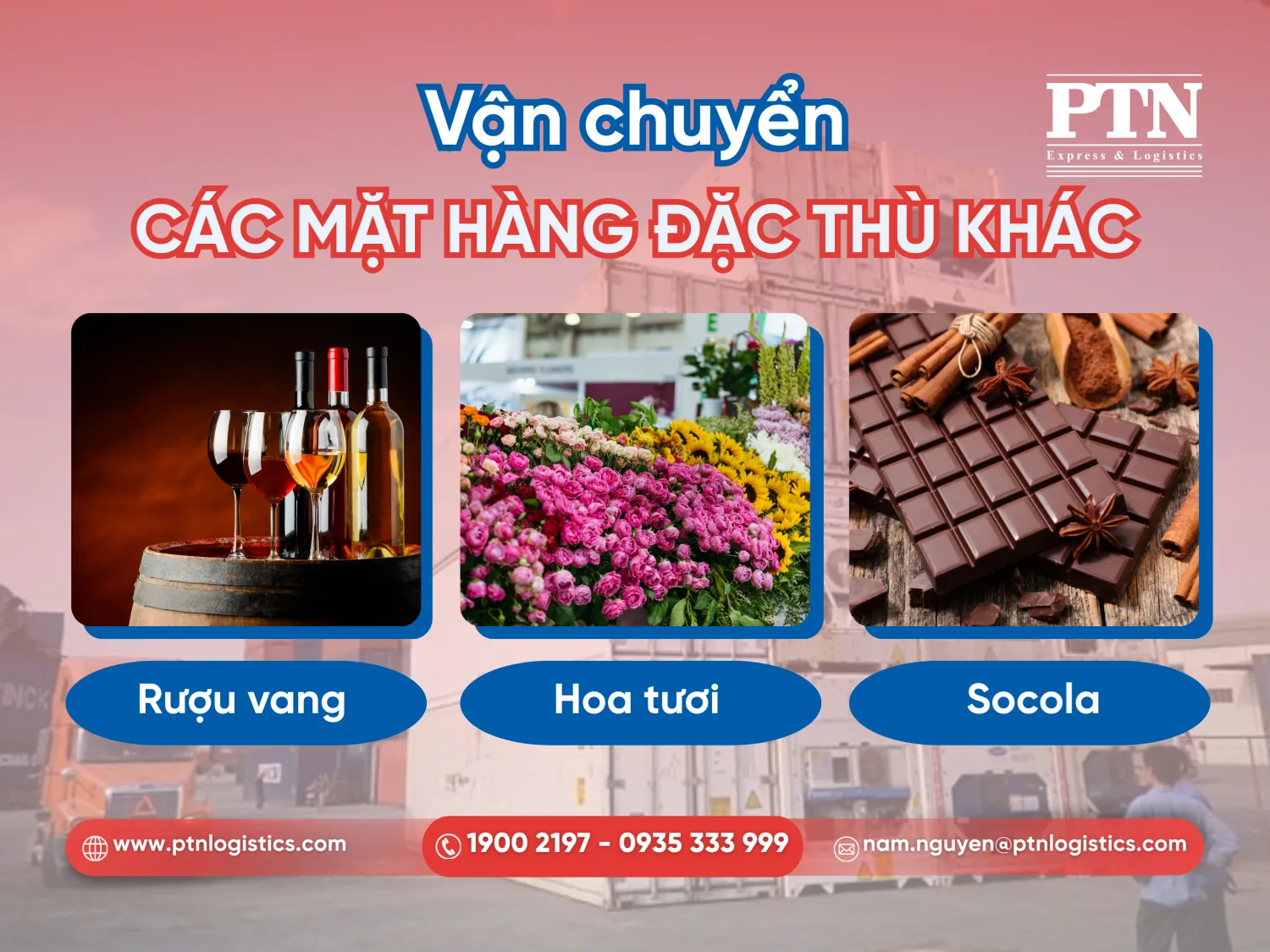 Vận chuyển các mặt hàng đặc thù khác