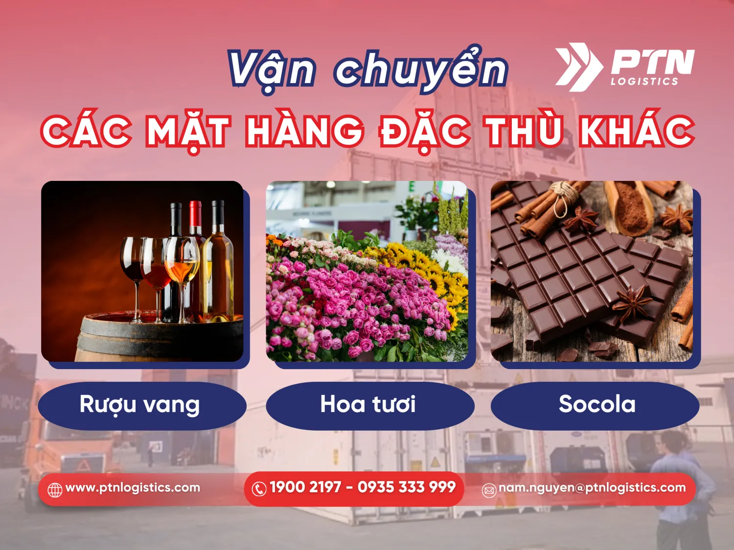Vận chuyển những mặt hàng đặc thù khác