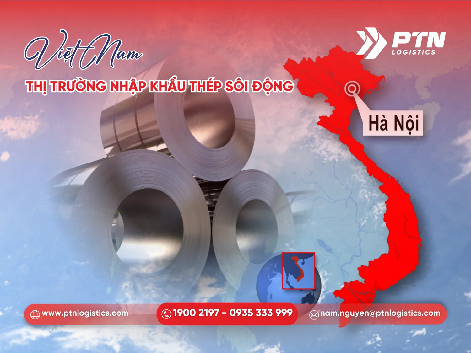 Việt Nam là thị trường nhập khẩu thép sôi động