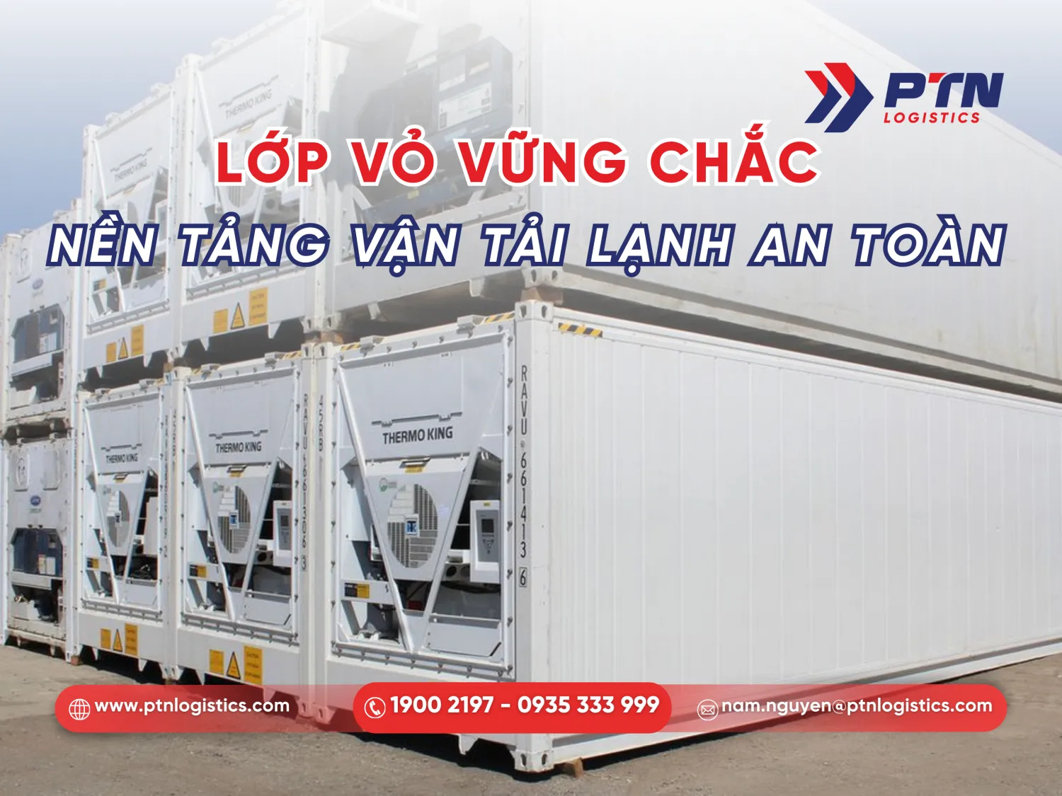 Vỏ và lớp cách nhiệt của container