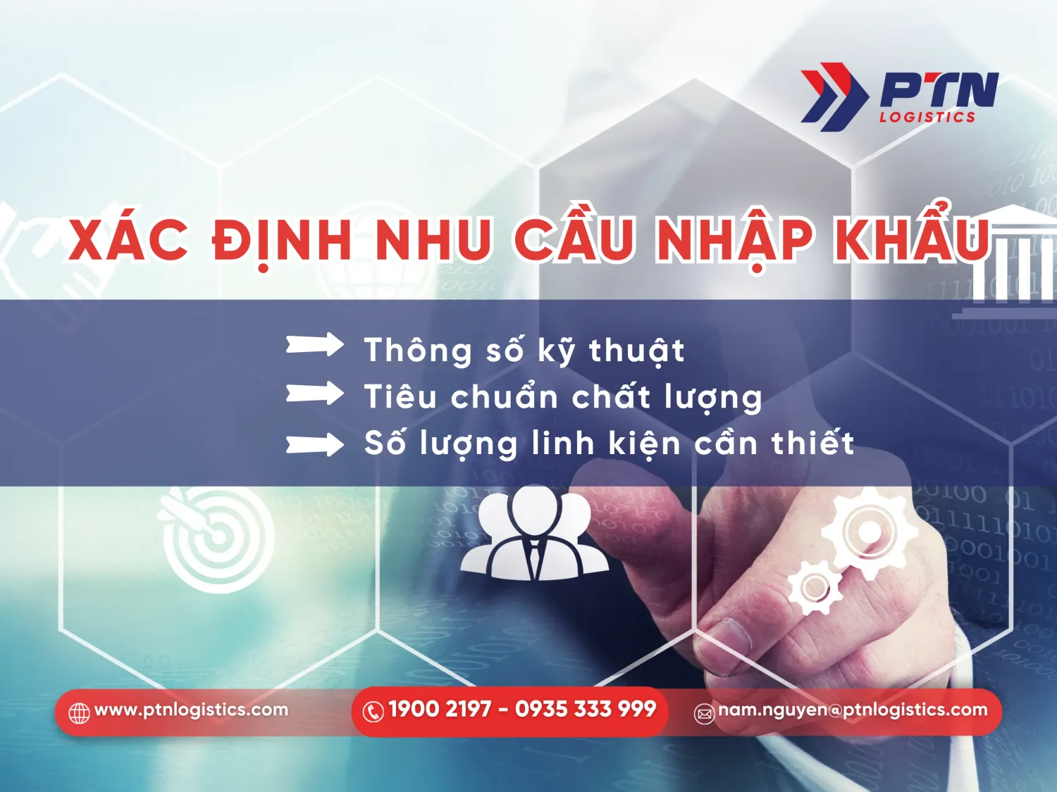 Xác định nhu cầu khi tiến hành nhập khẩu