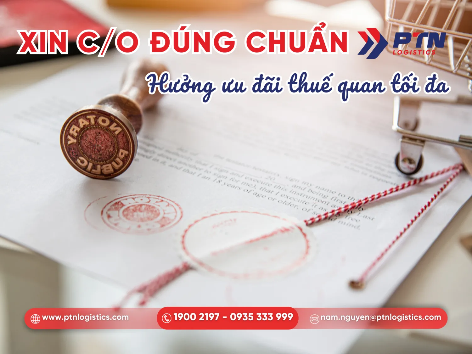 Xin giấy chứng nhận xuất xứ để hưởng ưu đãi thuế quan