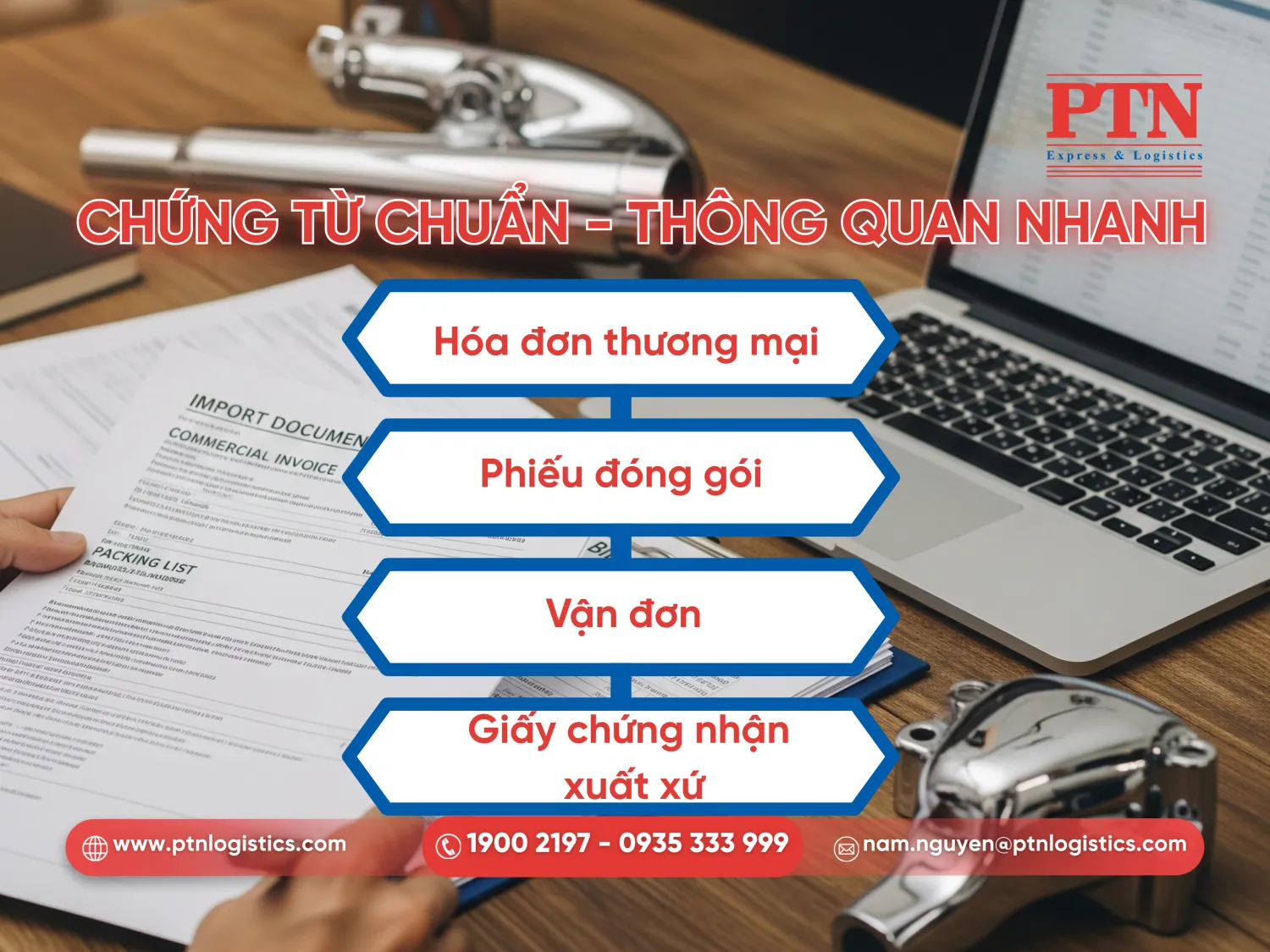 Xin giấy phép và chuẩn bị chứng từ cần thiết