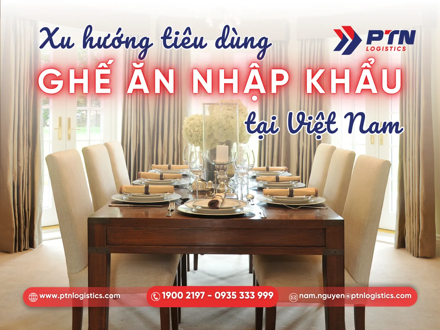Xu hướng tiêu dùng ghế ăn nhập khẩu ở Việt Nam