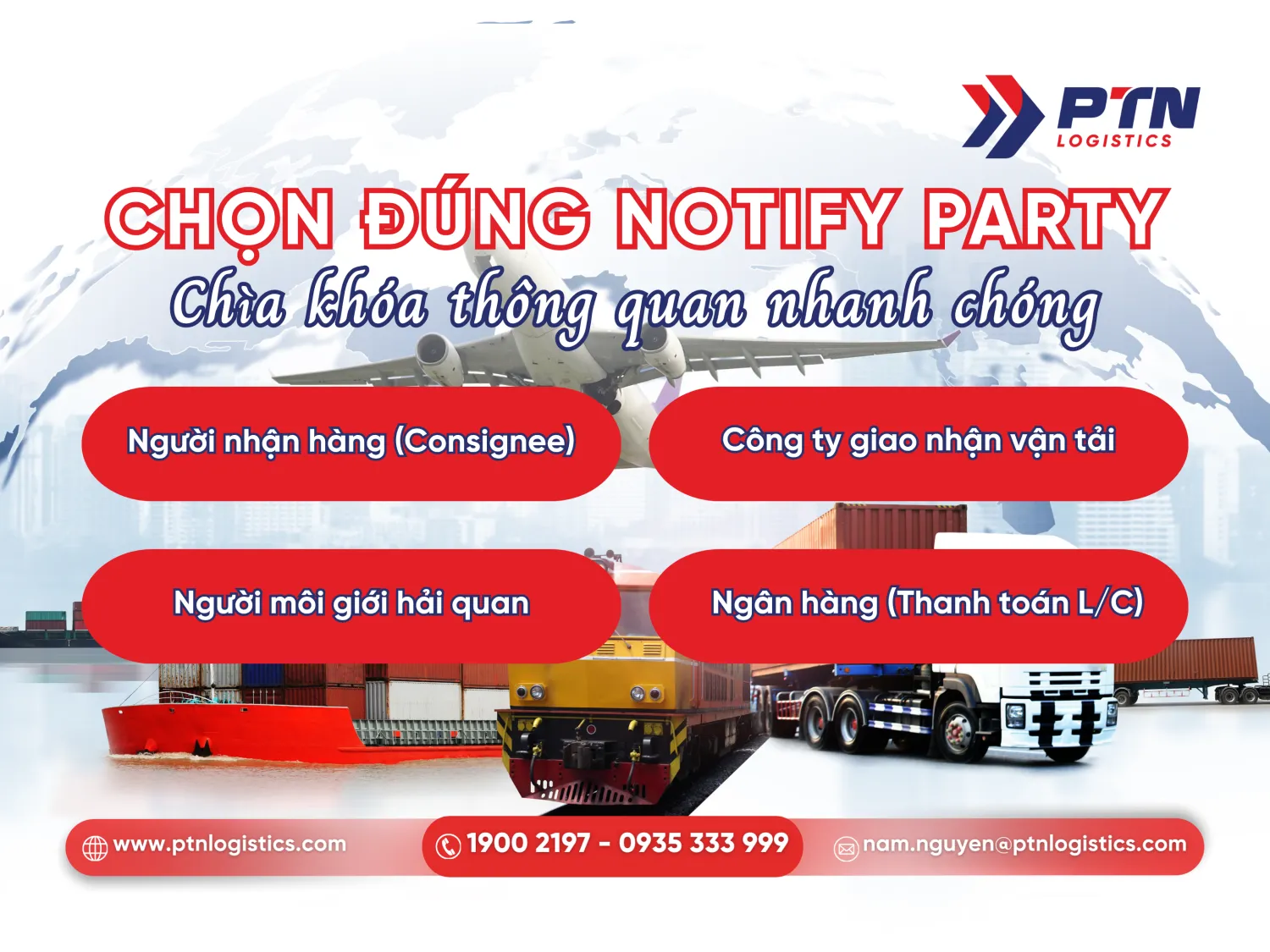 Ai là notify party trong chuỗi cung ứng logistics