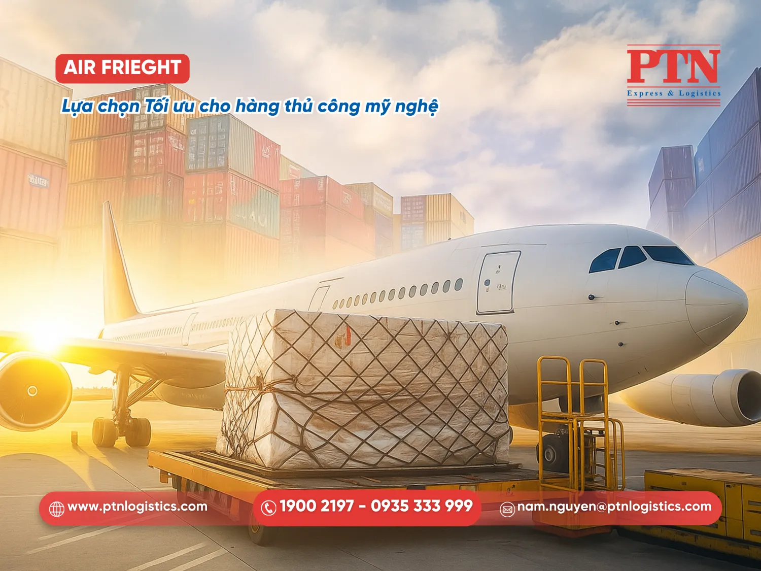 Air freight lựa chọn tối ưu cho hàng thủ công mỹ nghệ