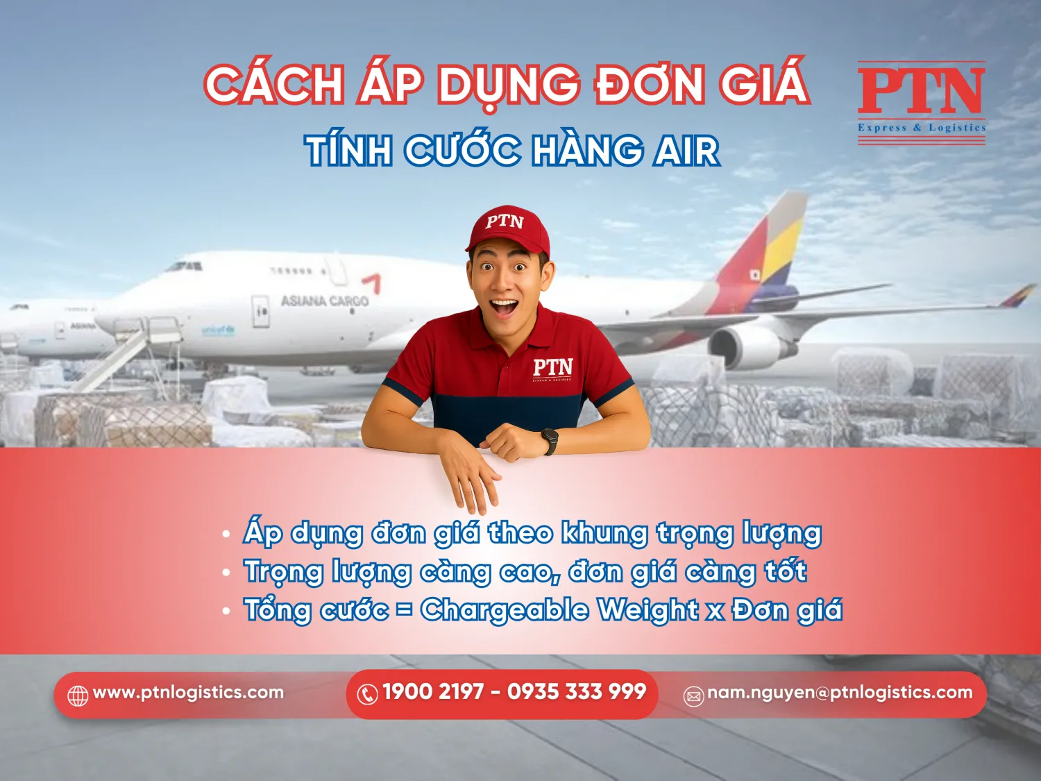 Áp dụng đơn giá theo khung trọng lượng