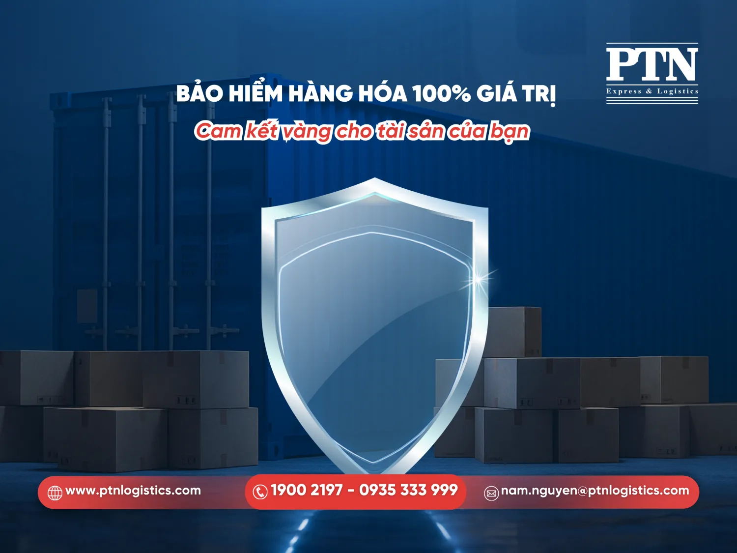 Bảo hiểm hàng hóa 100% giá trị